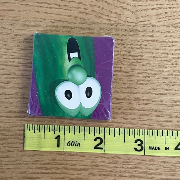 1999 Veggie Tales Magnet Magnetic Frame Larry the Cucumber Bob Tomato Lot 3 New - Picture 4 of 5